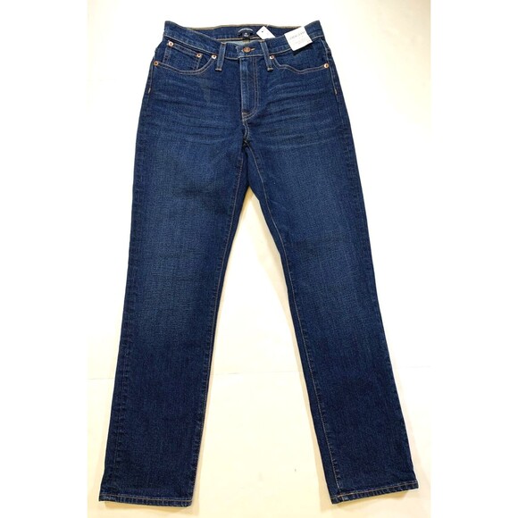 J Crew Jeans Womens 25 Slim Fit Boyfriend Straight Leg Dark Denim - Picture 1 of 8